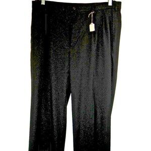 Mens Pro Tour Black Flat Front Golf Pants sz 36x32